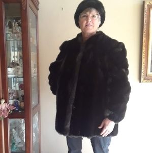 FAUX MINK JACKET